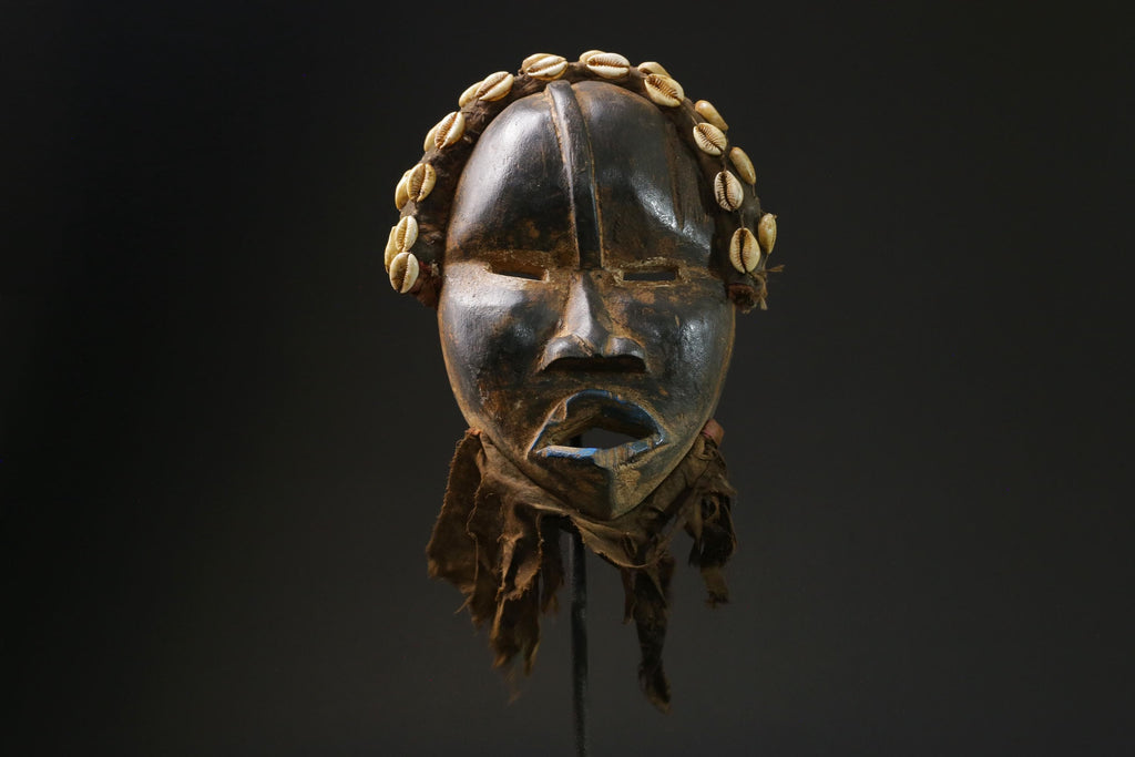 African mask wood carving mask tribal mask vintage Tribal Dan masks for wall-G2376