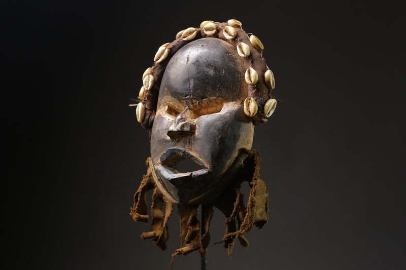 African mask wood carving mask tribal mask vintage Tribal Dan masks for wall-G2379