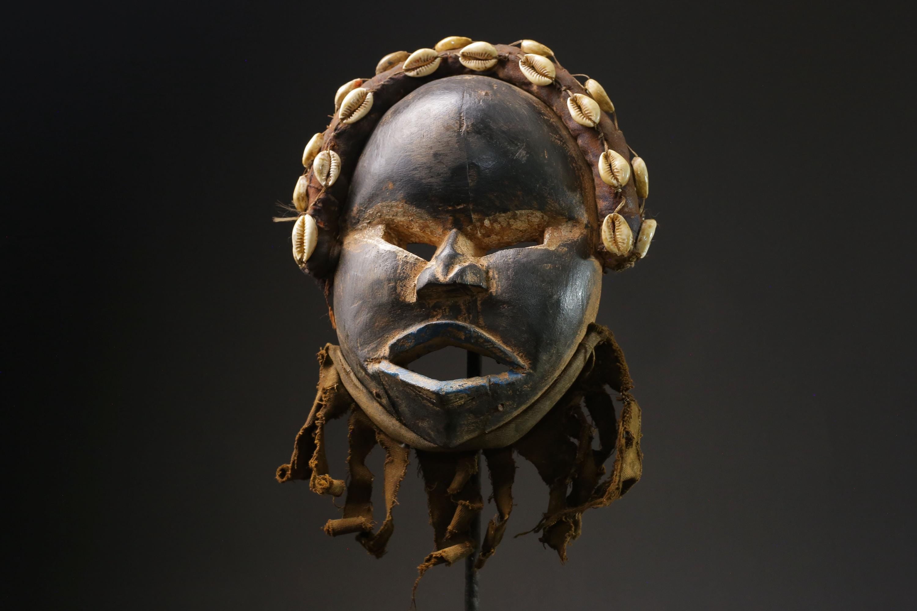 African mask wood carving mask tribal mask vintage Tribal Dan masks for wall-G2379