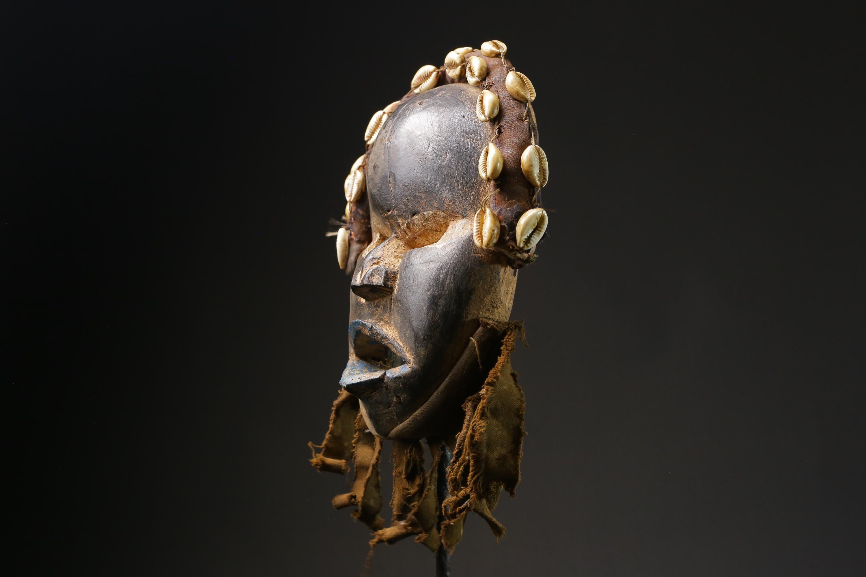 African mask wood carving mask tribal mask vintage Tribal Dan masks for wall-G2379