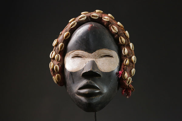 African Mask Carved Primitive Art Collectibles Home Decor Masque Dan masks for wall-G2386