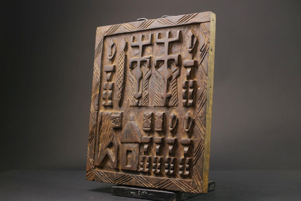 African Dogon Door Carved Wood Granary Door Tribe Mali Granary Door-G2651