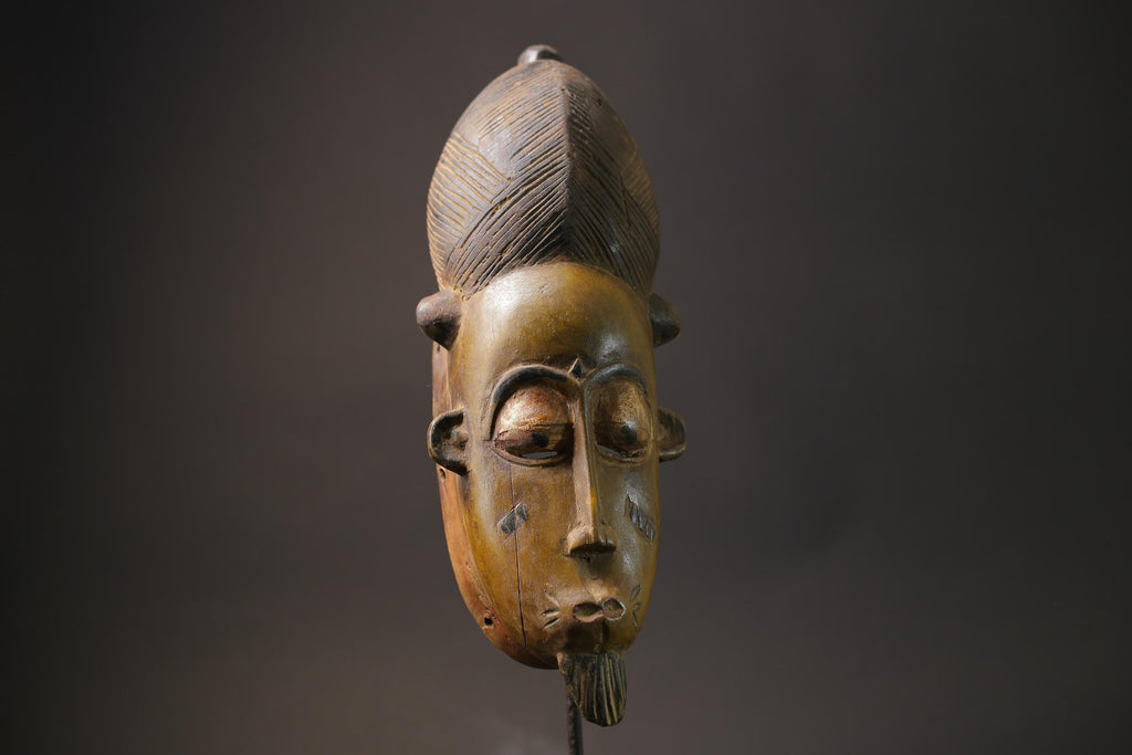African mask Decorative Carved Mask Wood Wall Hanging Gu Mask Masks for wall-G2653