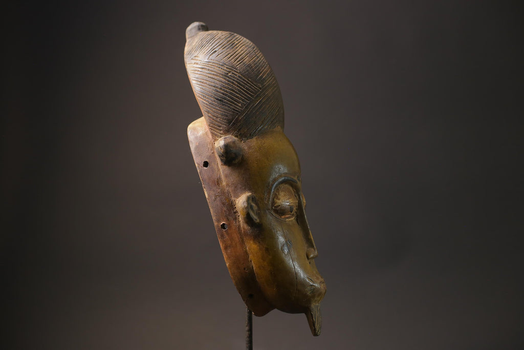 African mask Decorative Carved Mask Wood Wall Hanging Gu Mask Masks for wall-G2653