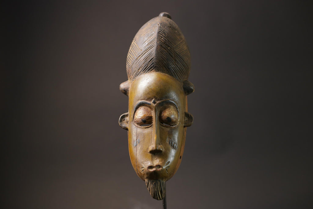 African mask Decorative Carved Mask Wood Wall Hanging Gu Mask Masks for wall-G2653