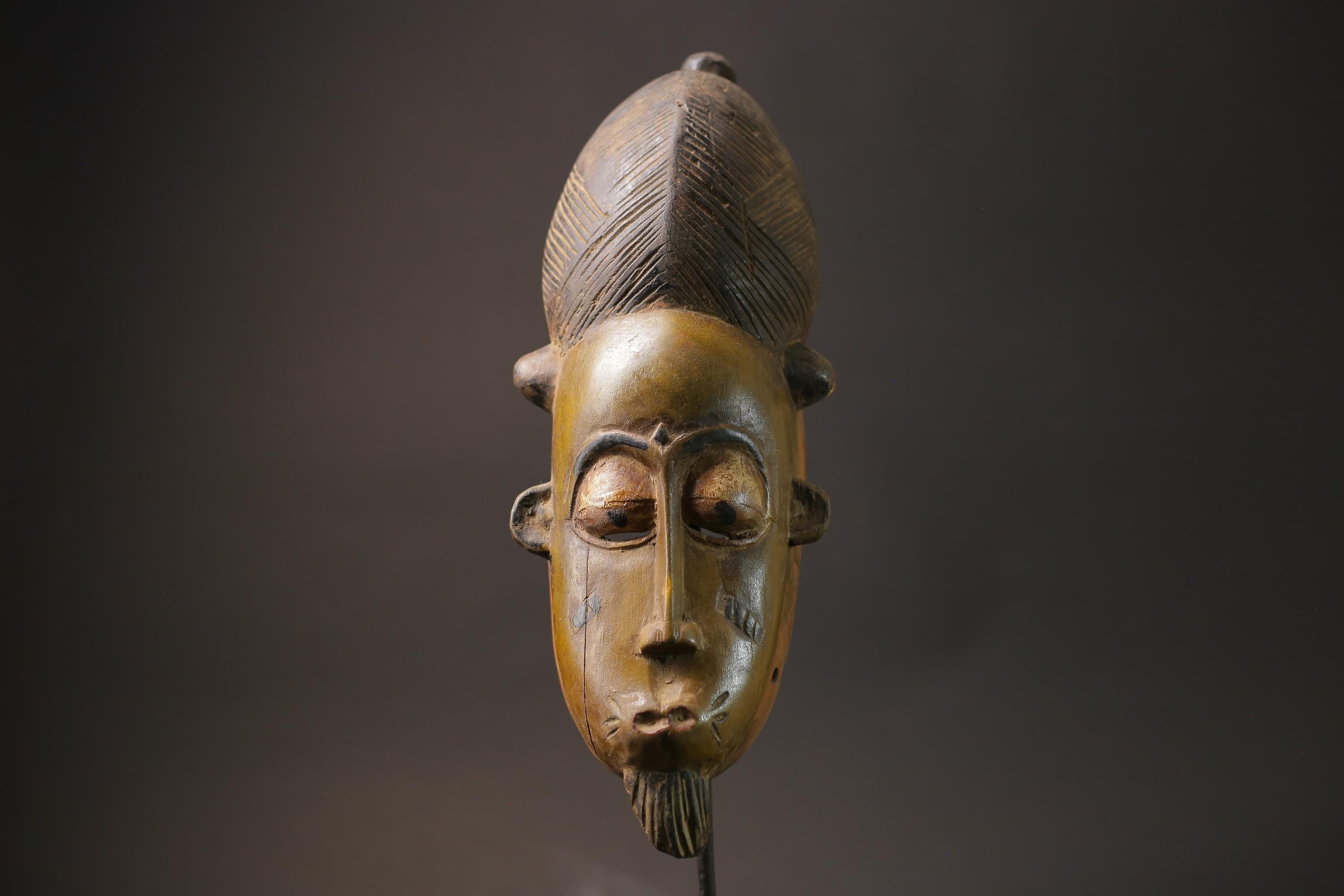 African mask Decorative Carved Mask Wood Wall Hanging Gu Mask Masks for wall-G2653