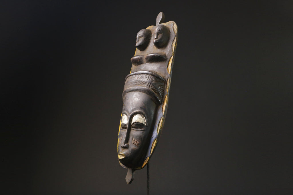 African Tribal Face Mask Wood  Antique african mask Wood Guro masks for wall-9808