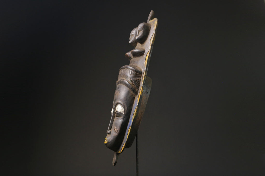 African Tribal Face Mask Wood  Antique african mask Wood Guro masks for wall-9808
