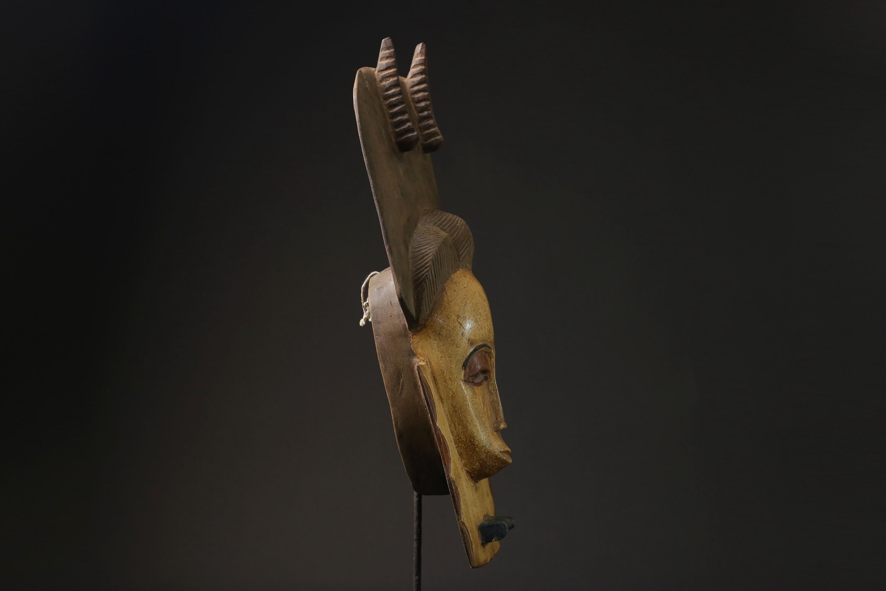 African Tribal Wood masks Tribal African Art Face Mask African Guro Baule masks for wall-9801
