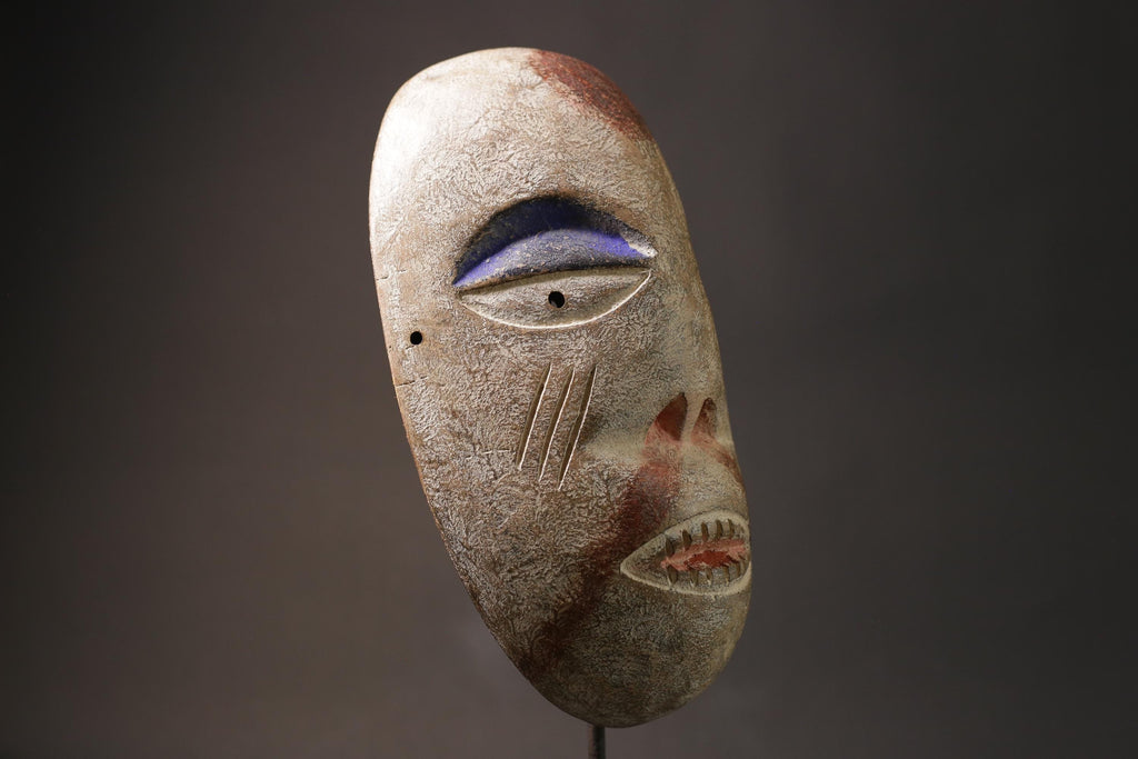 African wood mask antiques Igbo Wood Carved Mask Vintage Wall Hanging Masks for wall-G1046