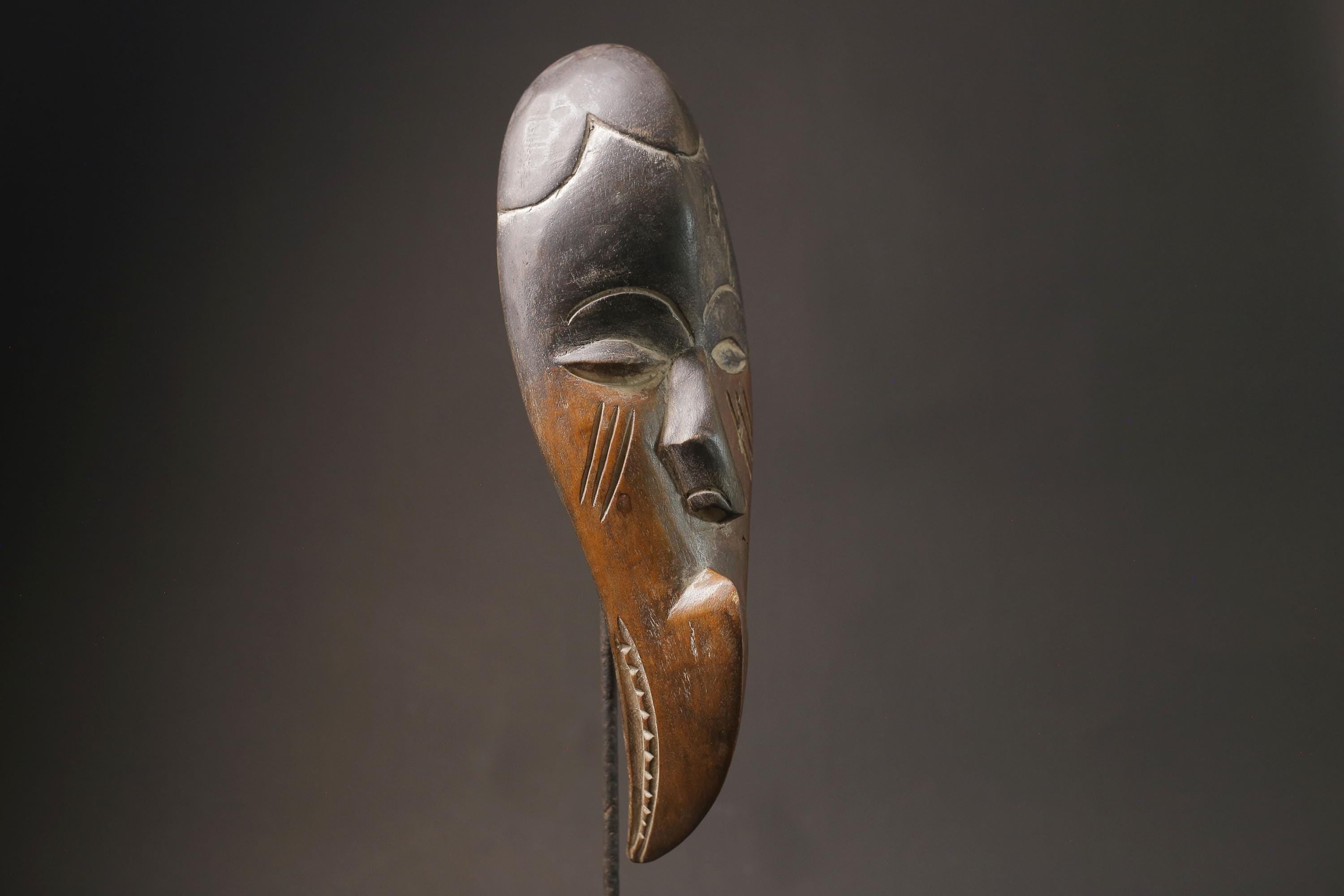 African Tribal Wood masks Home Décor Hand Carved Bwami Society Lega Masks for wall-G1036