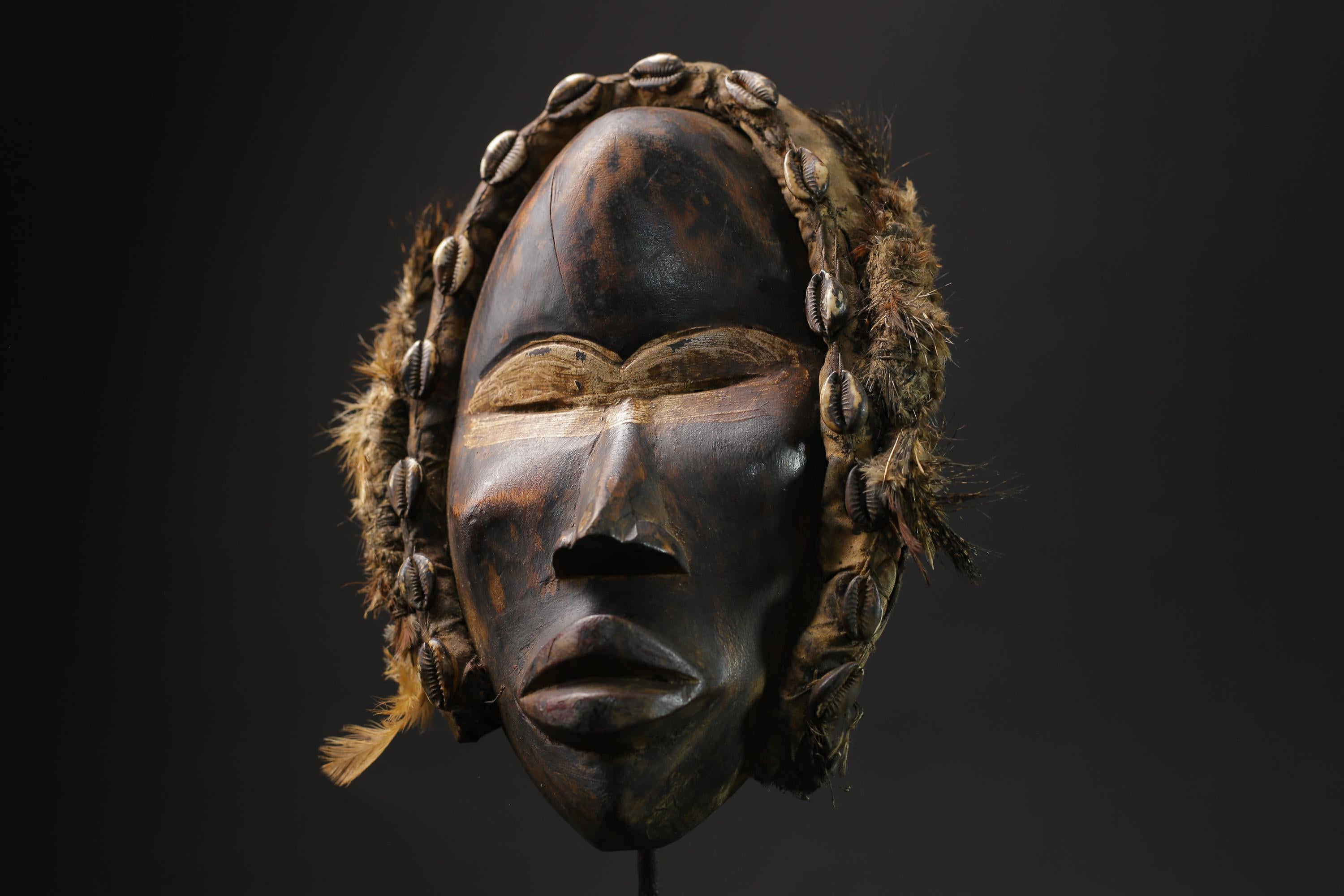 African Tribal Face Mask Dan Zakpai Mask Home Décor masks for wall -9801