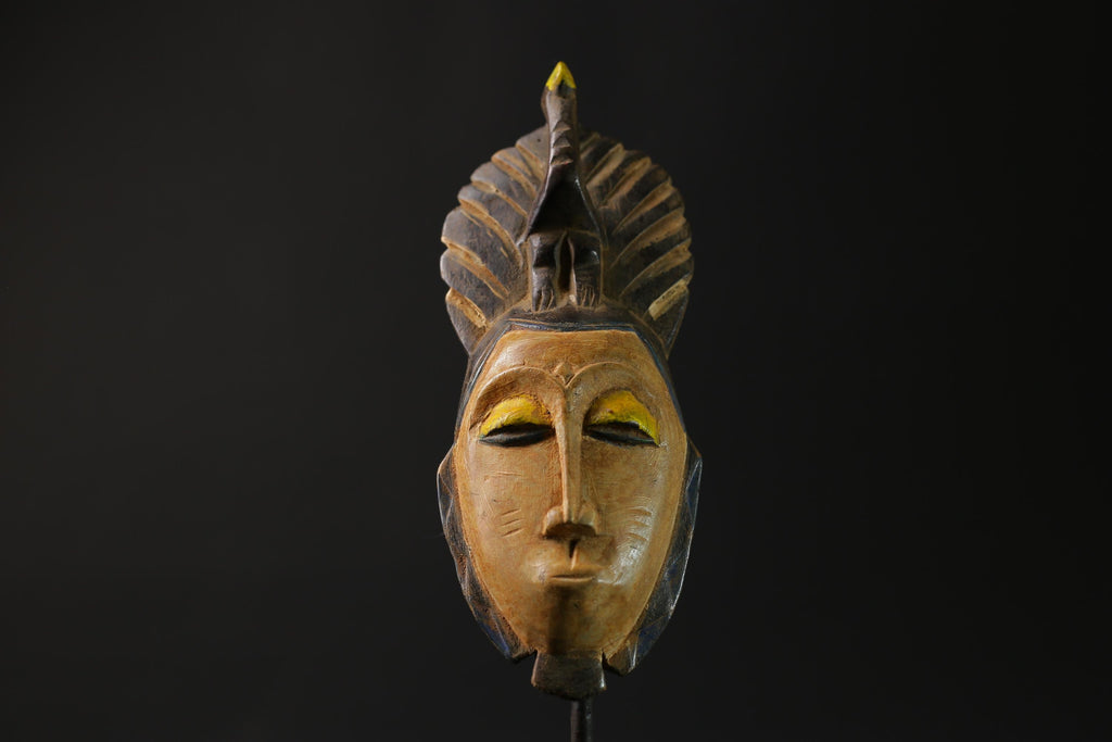 African Mask Wall Art Handmade Home Décor Guru Guro Mask Cote D'ivoire masks for wall -G2402