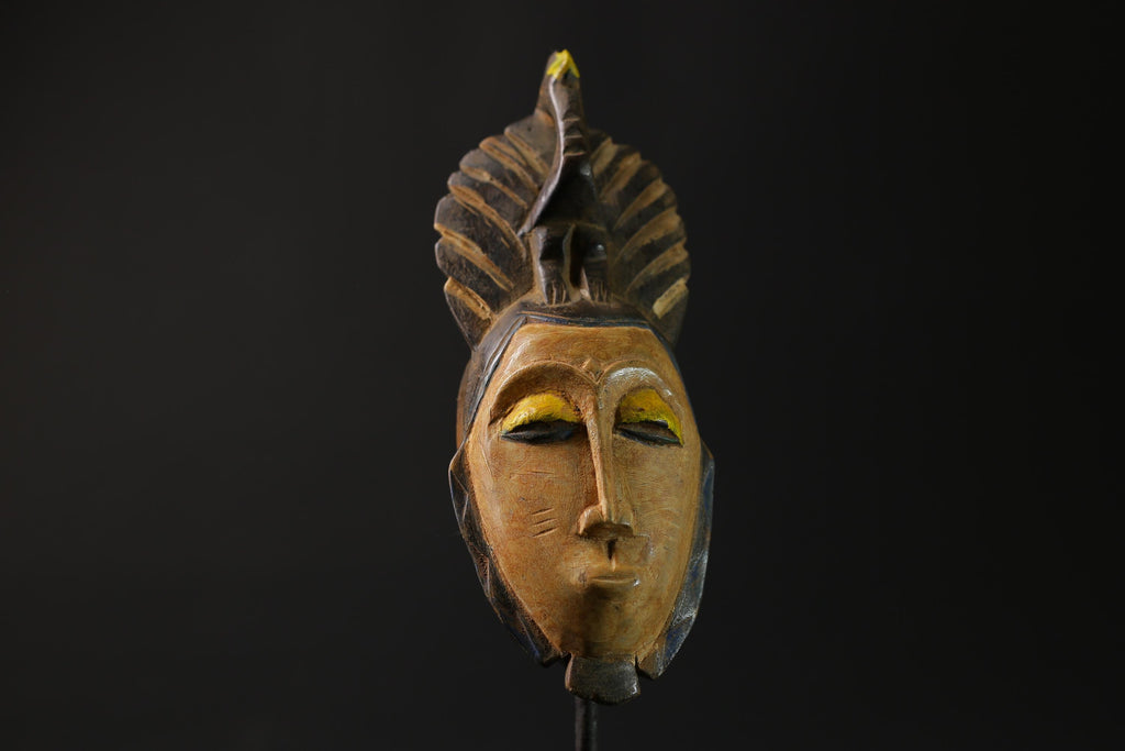 African Mask Wall Art Handmade Home Décor Guru Guro Mask Cote D'ivoire masks for wall -G2402