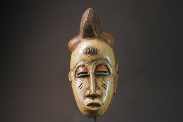 African wood mask Wooden Tribal Art Face Mask Guro Baule Masks for wall-8769