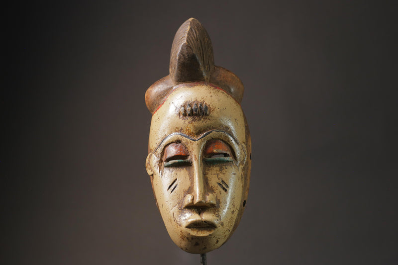 African wood mask Wooden Tribal Art Face Mask Guro Baule Masks for wall-8769