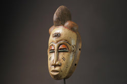 African wood mask Wooden Tribal Art Face Mask Guro Baule Masks for wall-8769