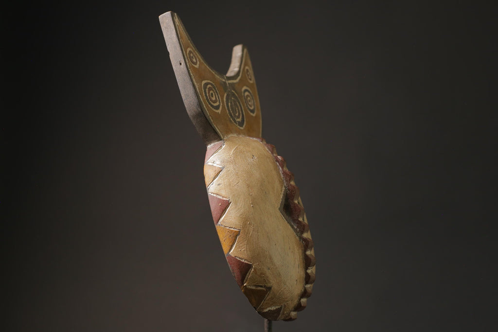 African Mask Hand Carved Wooden Wall Décor Tribe Masks Bedu Masks for wall-5930