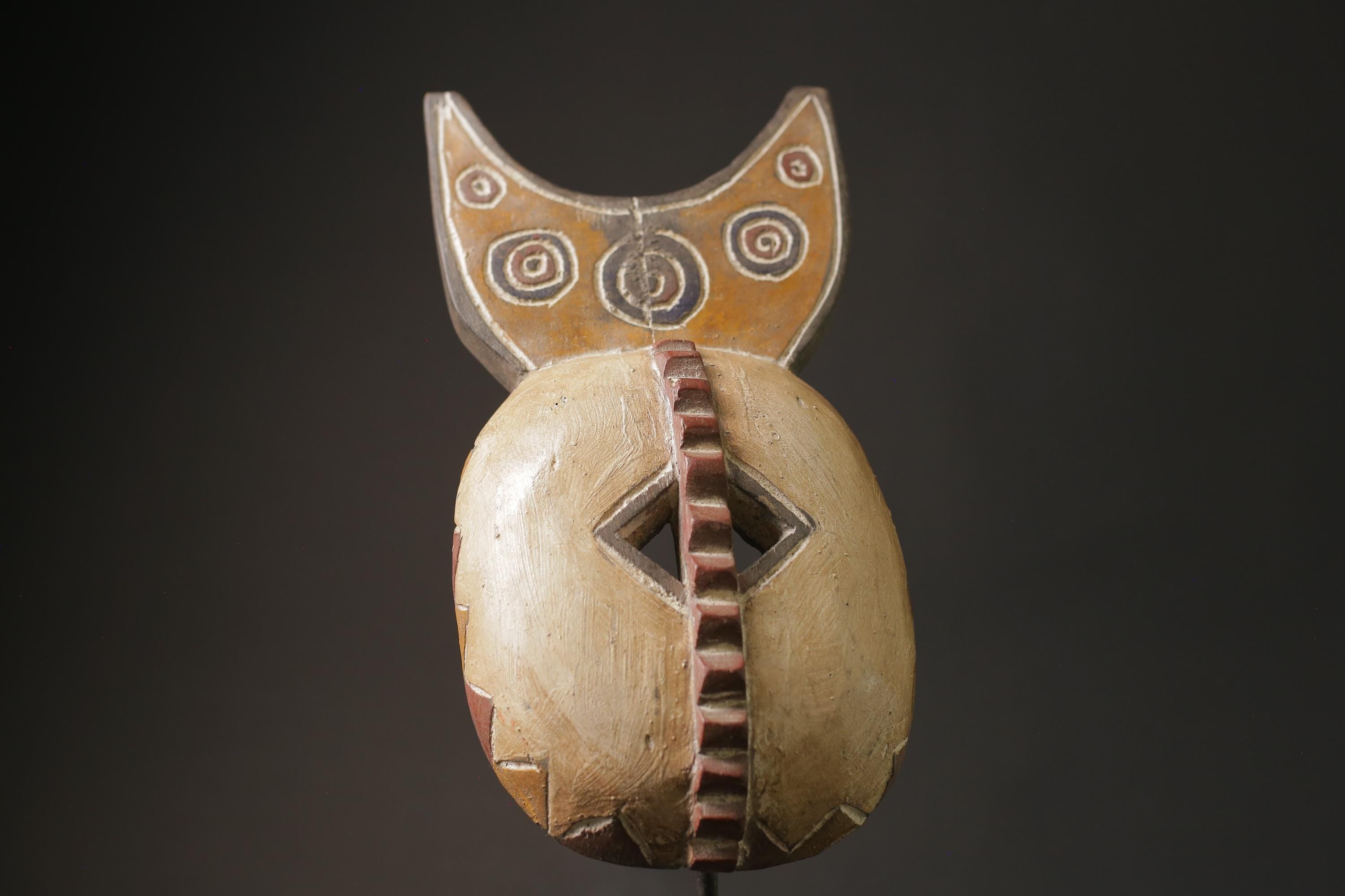 African Mask Hand Carved Wooden Wall Décor Tribe Masks Bedu Masks for wall-5930