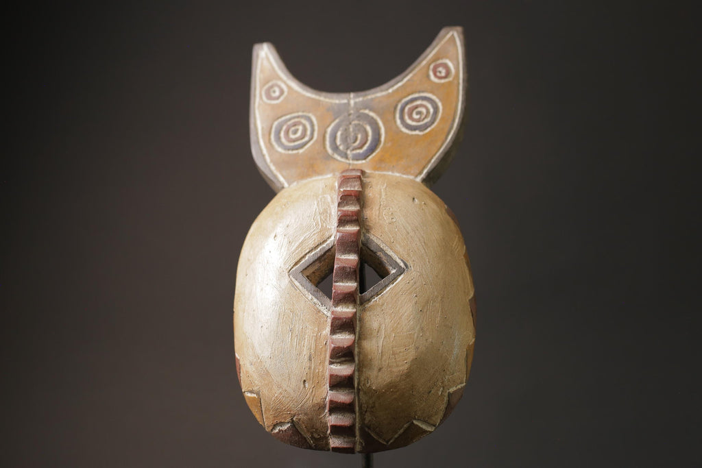 African Mask Hand Carved Wooden Wall Décor Tribe Masks Bedu Masks for wall-5930