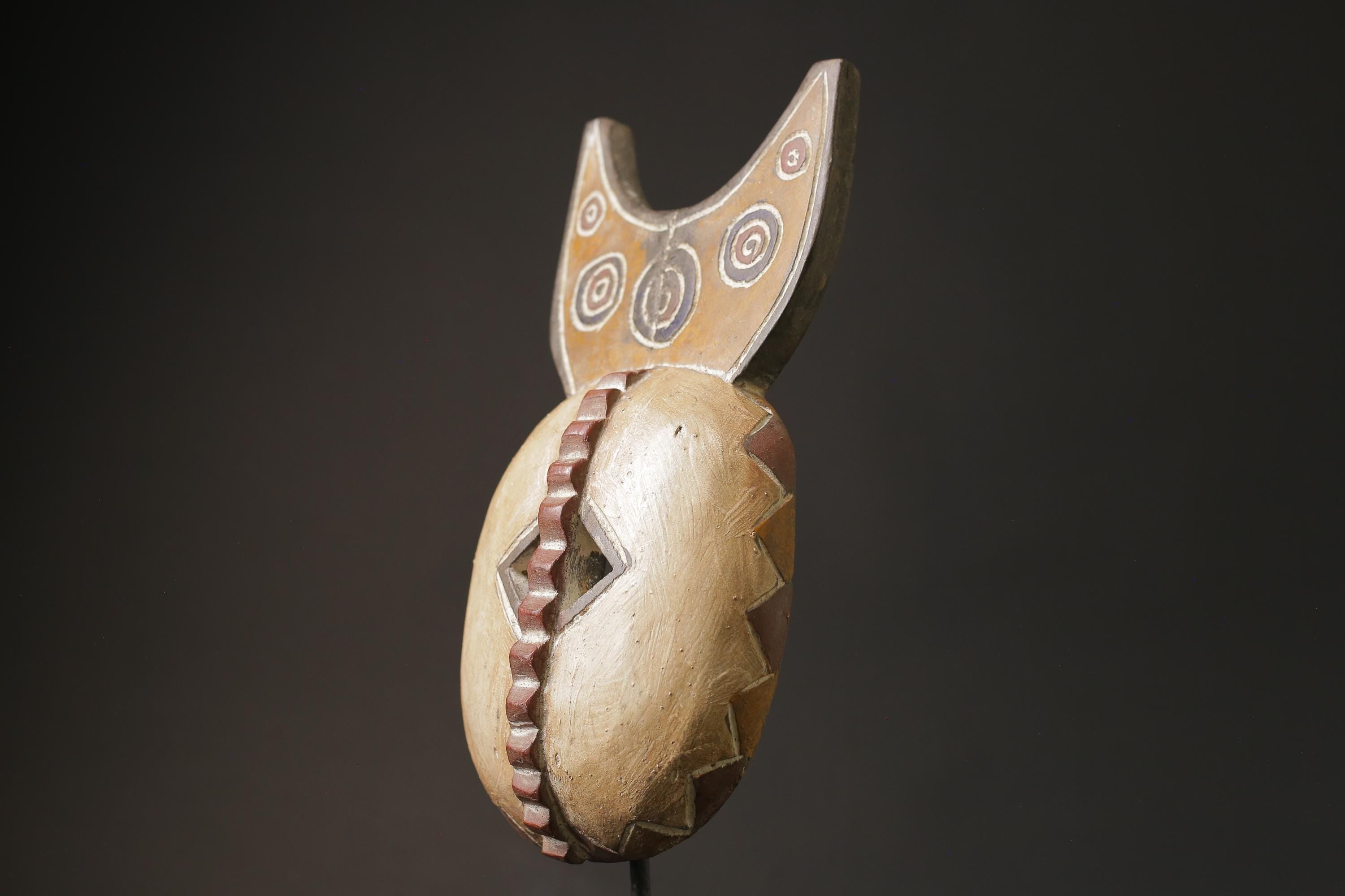 African Mask Hand Carved Wooden Wall Décor Tribe Masks Bedu Masks for wall-5930