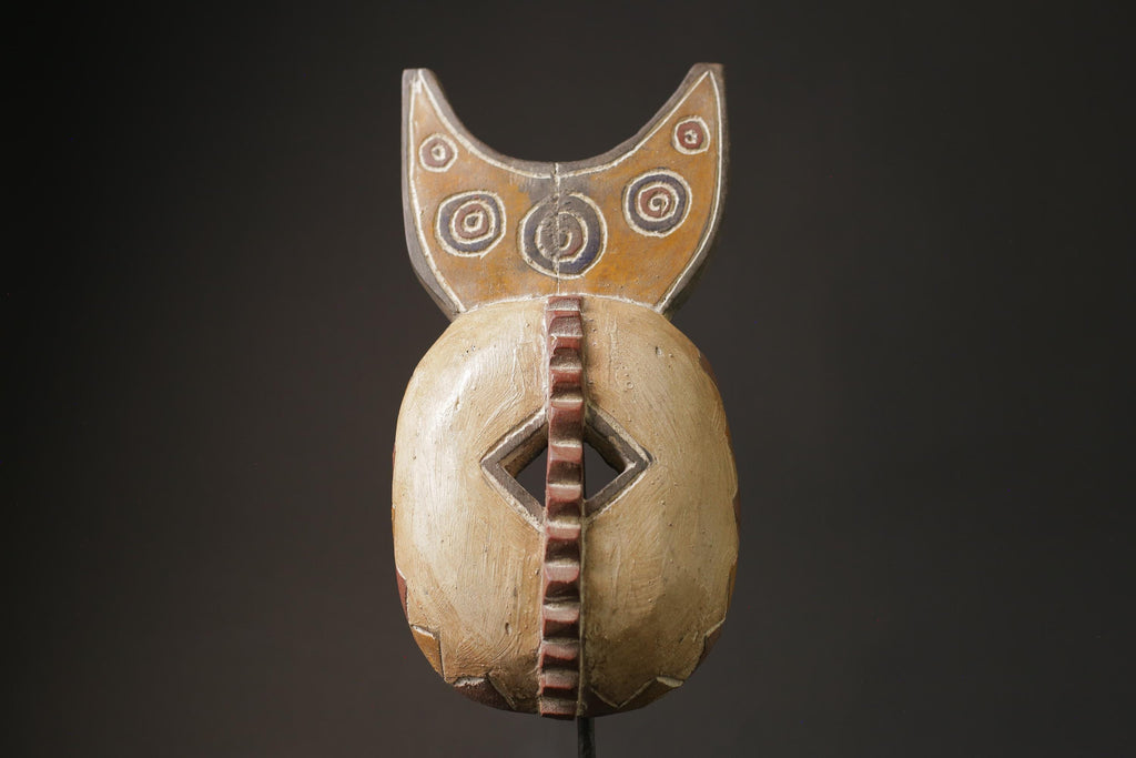 African Mask Hand Carved Wooden Wall Décor Tribe Masks Bedu Masks for wall-5930