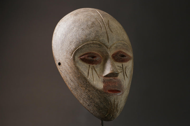 African wood mask antiques Wood Hand Carved Wall Hanging Lega Masks for wall-G1029