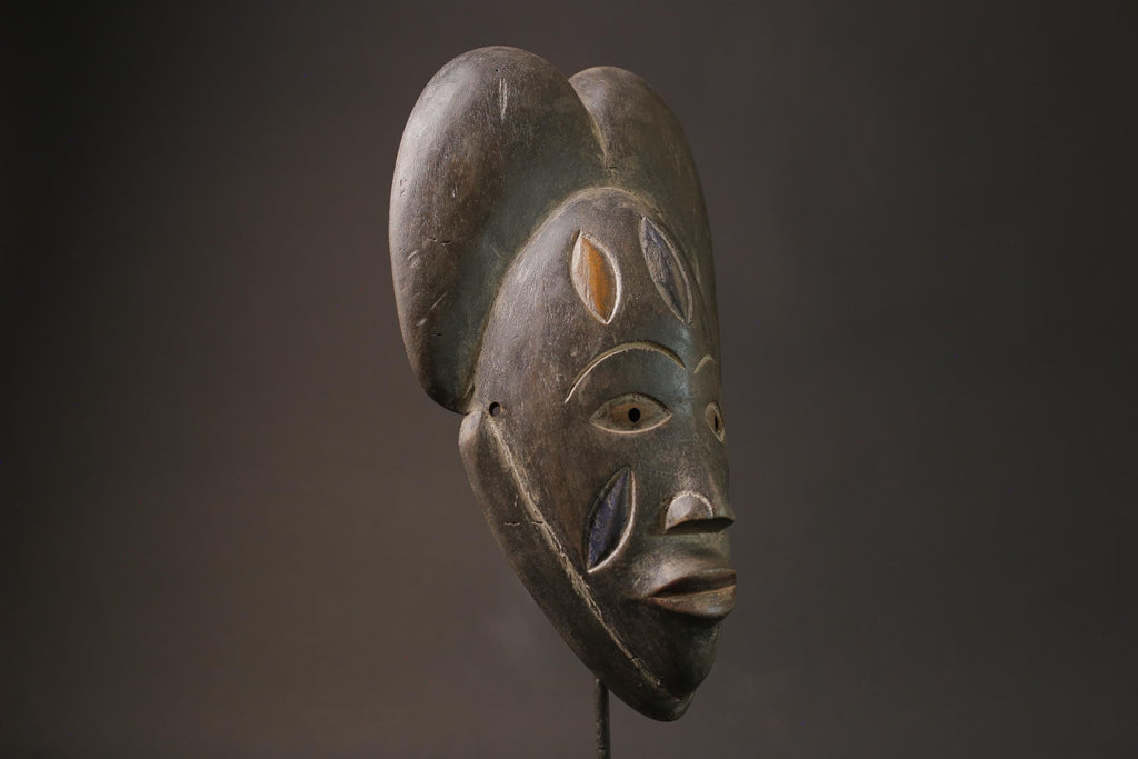 African masks antiques tribal Face vintage Lega Clean Masks for wall-G1030