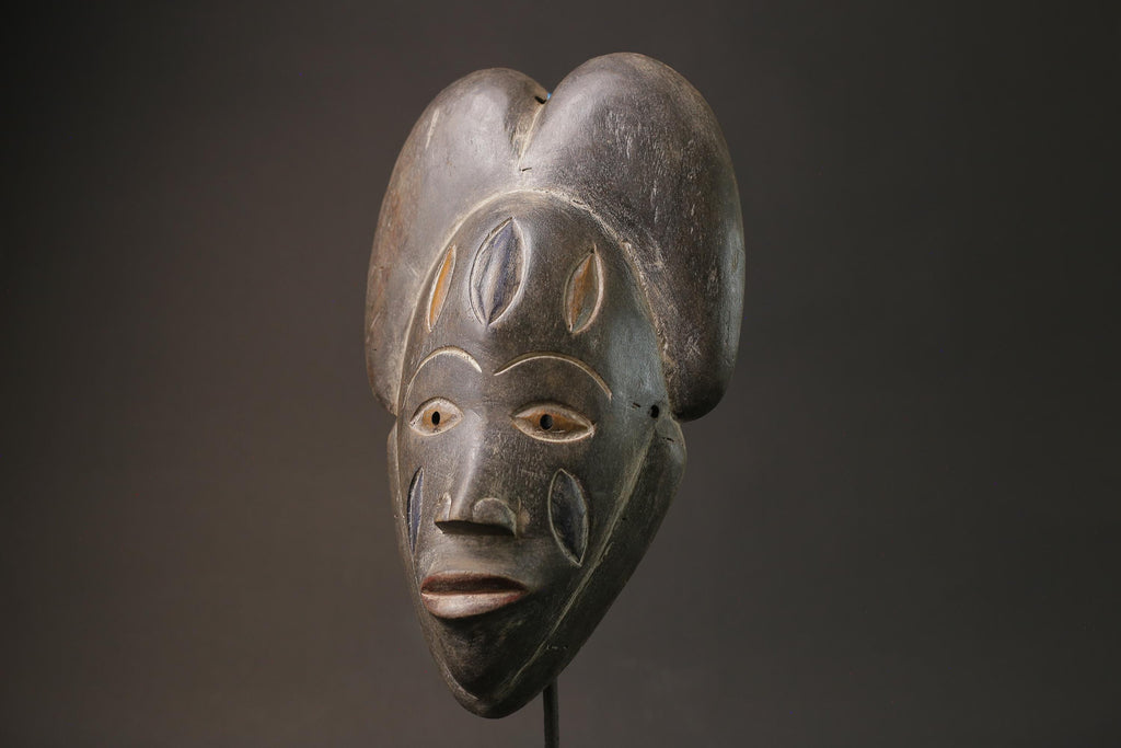 African masks antiques tribal Face vintage Lega Clean Masks for wall-G1030