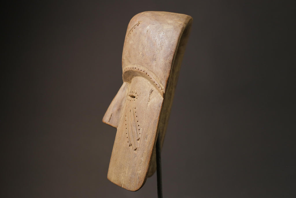 African Tribal Face Mask Wood Hand Carved Wall Hanging tribal Fang Masks for wall-2855