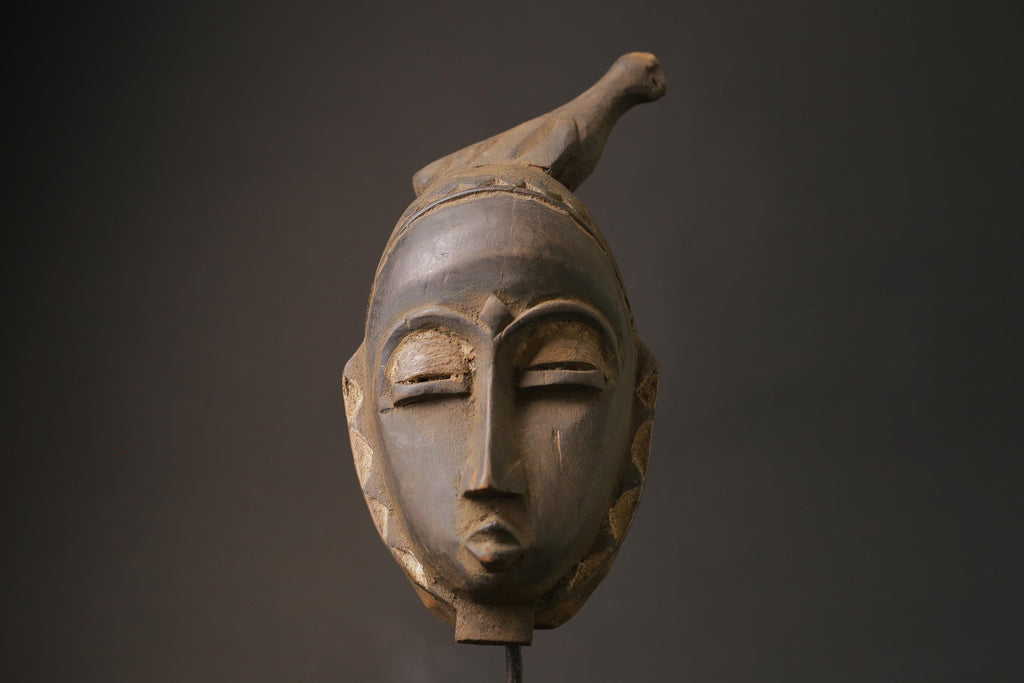 African wood mask antiques Large African Mask Tribal Mask Masks for wall-7236