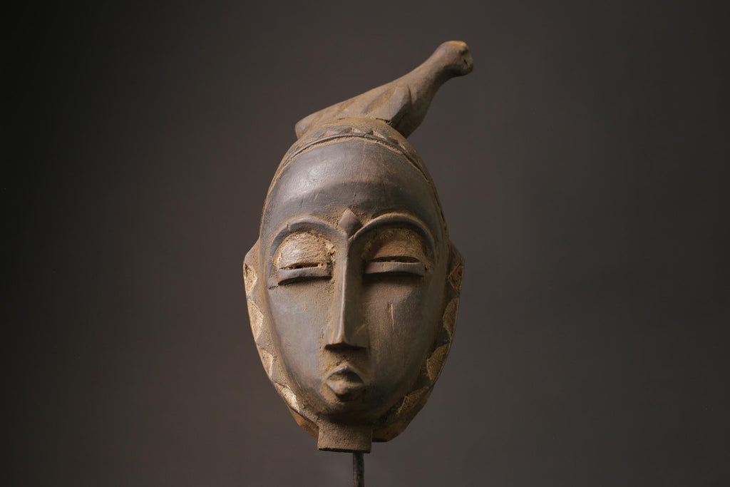 African wood mask antiques Large African Mask Tribal Mask Masks for wall-7236
