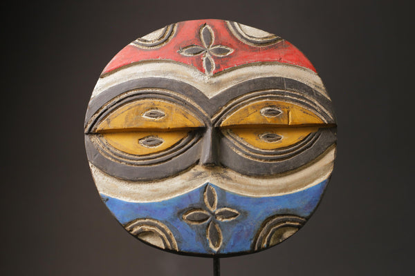 African Mask Home Décor  antiques Teke Tsaye Mask Wooden Masks for wall-7277