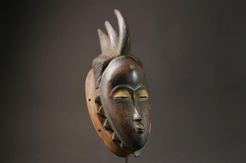 African wood mask Wooden Tribal Art Face Mask Guro Baule Masks for wall-G2670