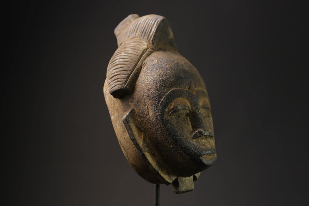 african wood mask antiques Guro Wood Hand Carved Vintage Wall Hanging masks for wall-5655