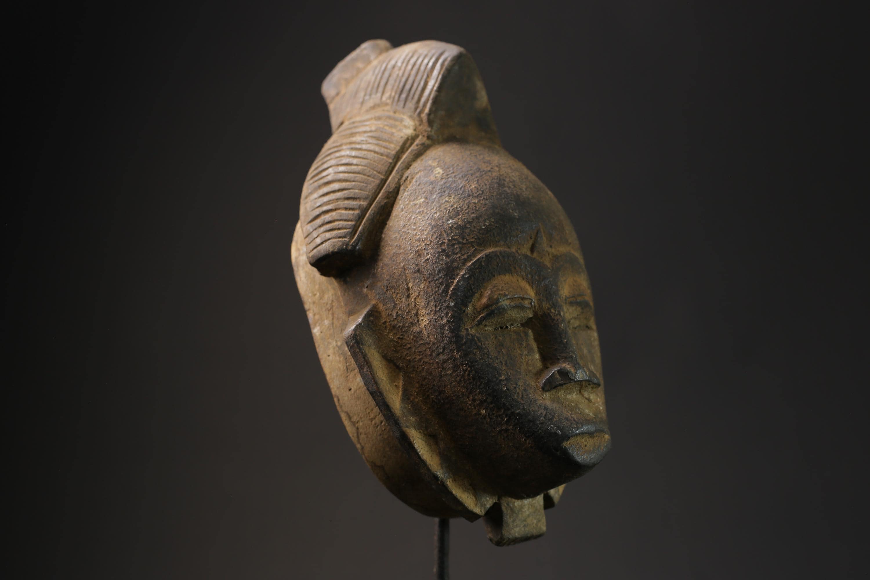 african wood mask antiques Guro Wood Hand Carved Vintage Wall Hanging masks for wall-5655