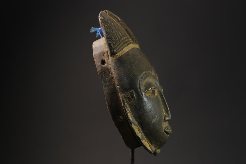 African Face Mask masks Hand Carved Wood Carved Yaure Guro masks for wall-8535