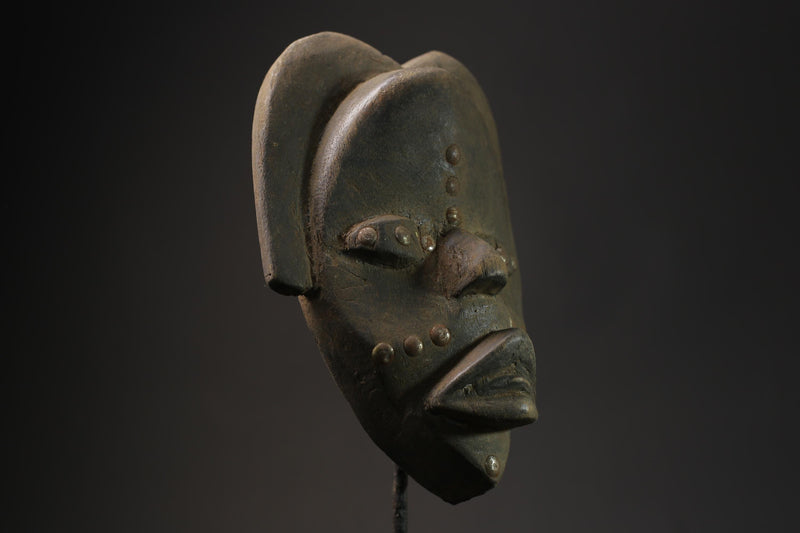 african wood mask antiques Tribal African Art Face Mask African Guro Baule masks for wall-8534