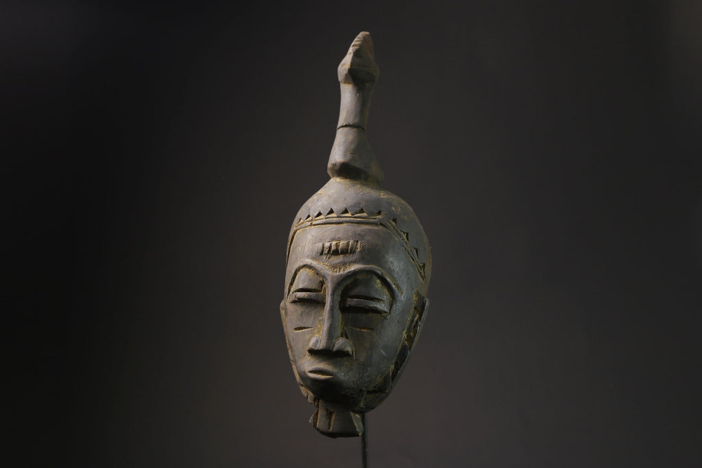 African Face Mask masks Hand Carve Vintage Carved Wood Hanging Guro masks for wall-8541