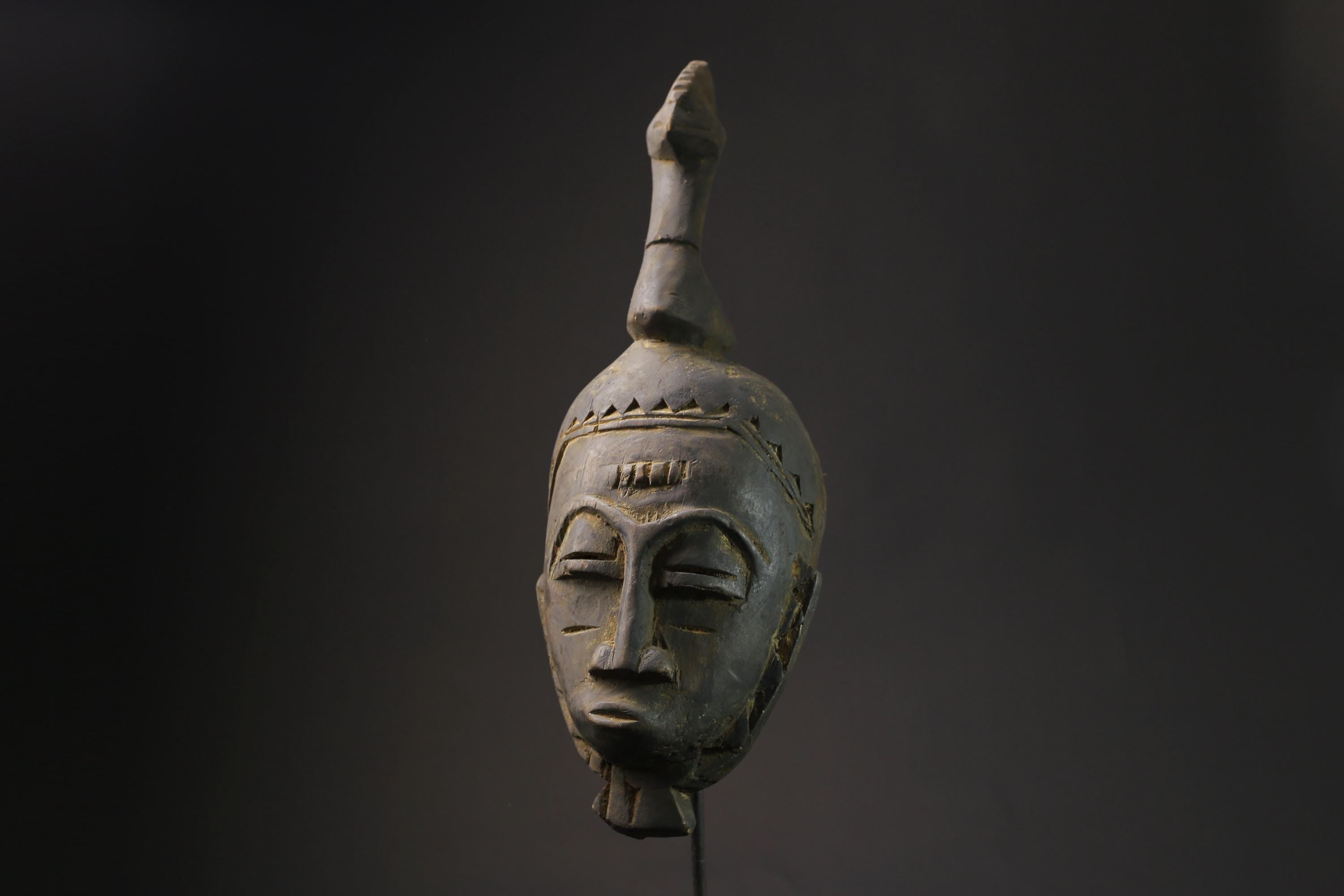 African Face Mask masks Hand Carve Vintage Carved Wood Hanging Guro masks for wall-8541