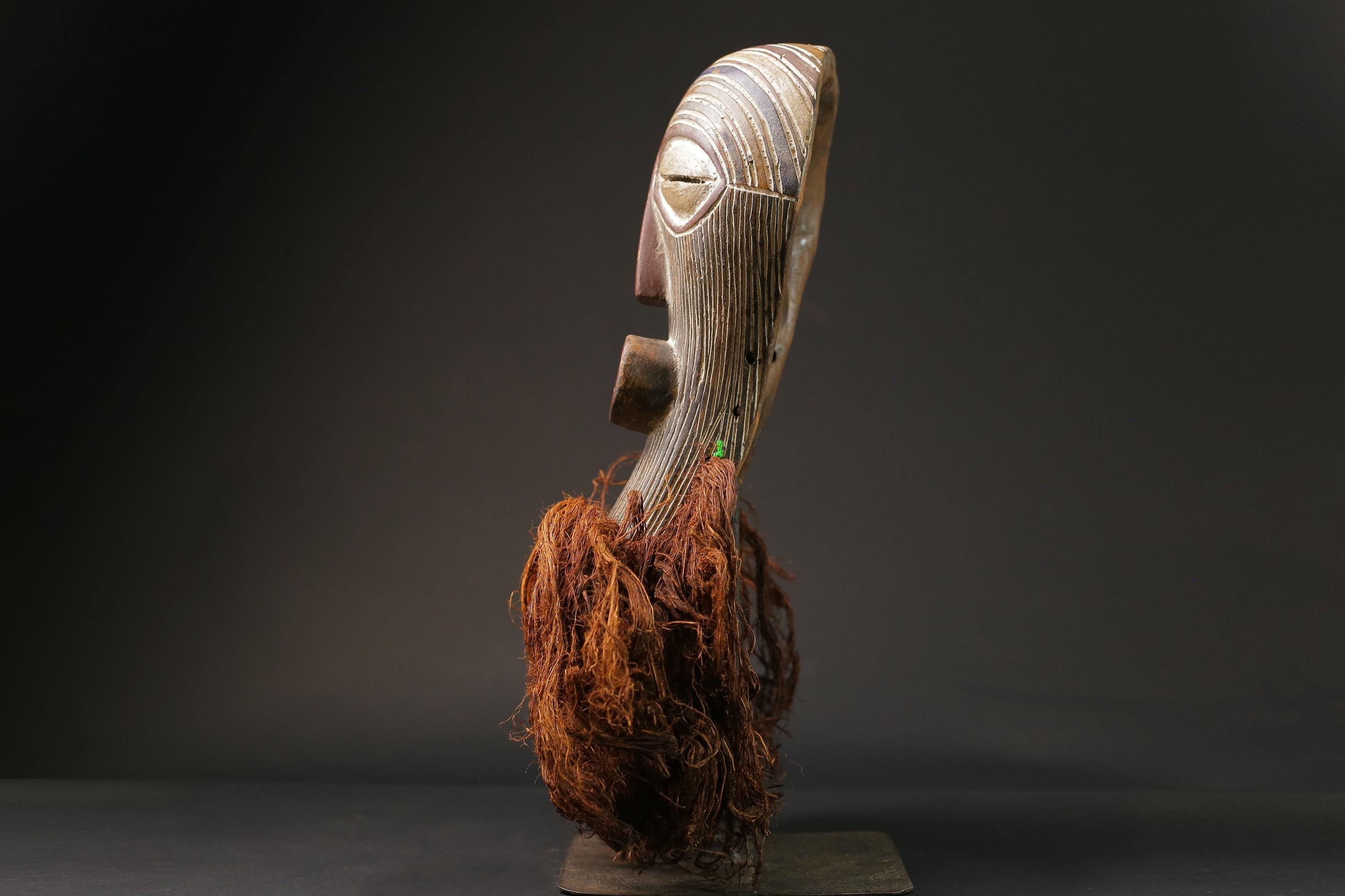 African Hand Carved mask collectors handmade antique Luba Songye masks Masks for wall-G2684