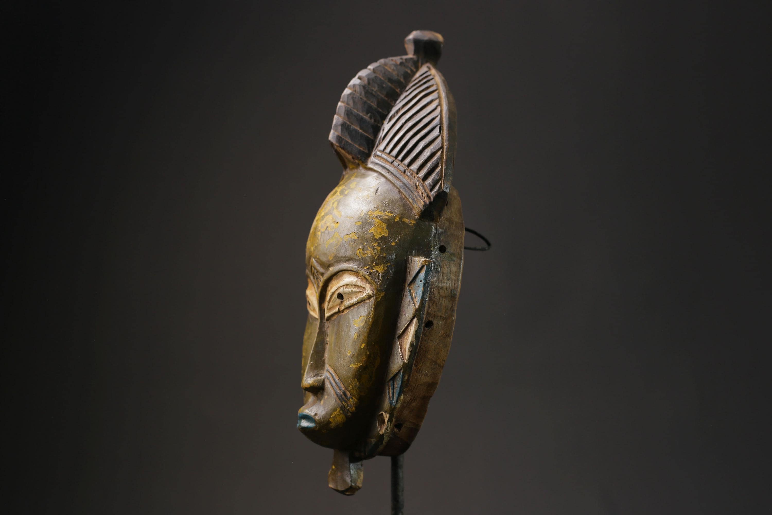 African Tribal Wood masks Guro vintage African mask large African mask masks for wall-G2412