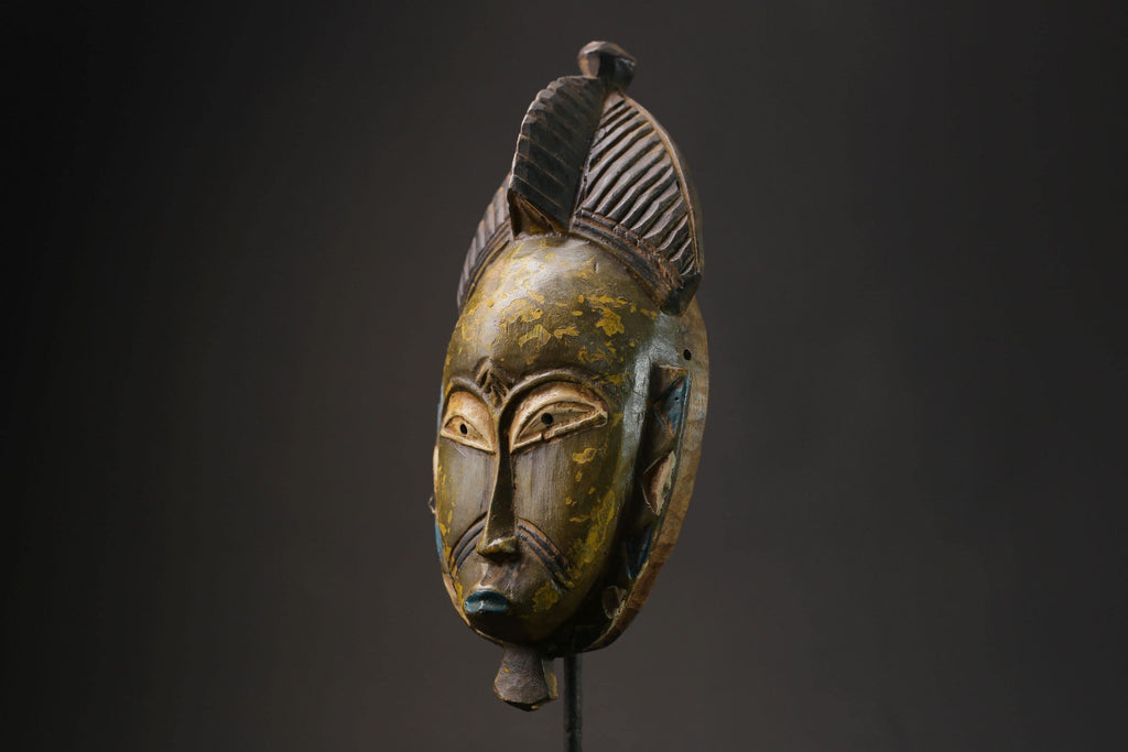 African Tribal Wood masks Guro vintage African mask large African mask masks for wall-G2412