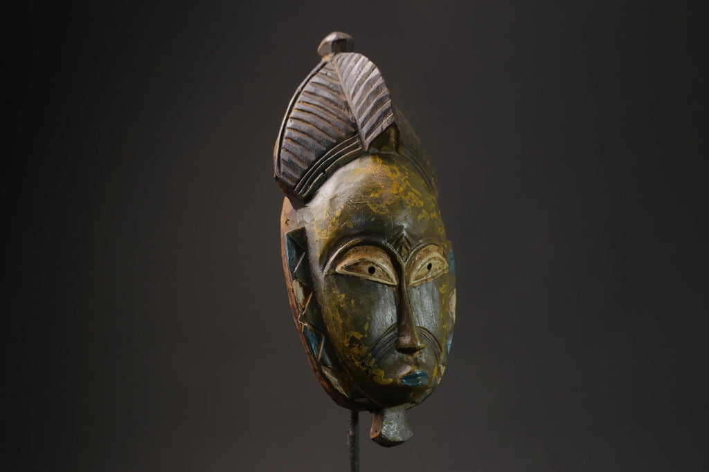 African Tribal Wood masks Guro vintage African mask large African mask masks for wall-G2412