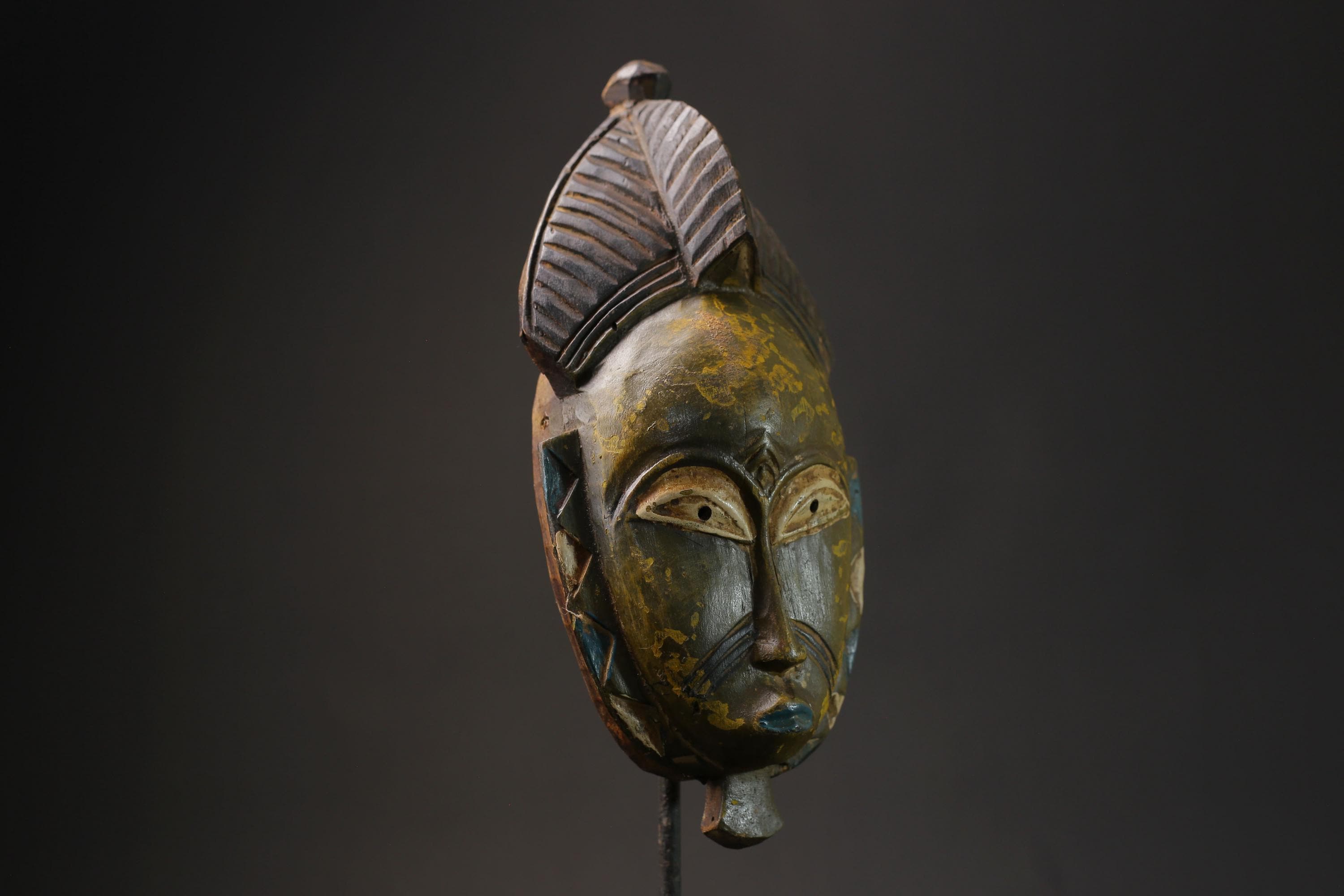 African Tribal Wood masks Guro vintage African mask large African mask masks for wall-G2412