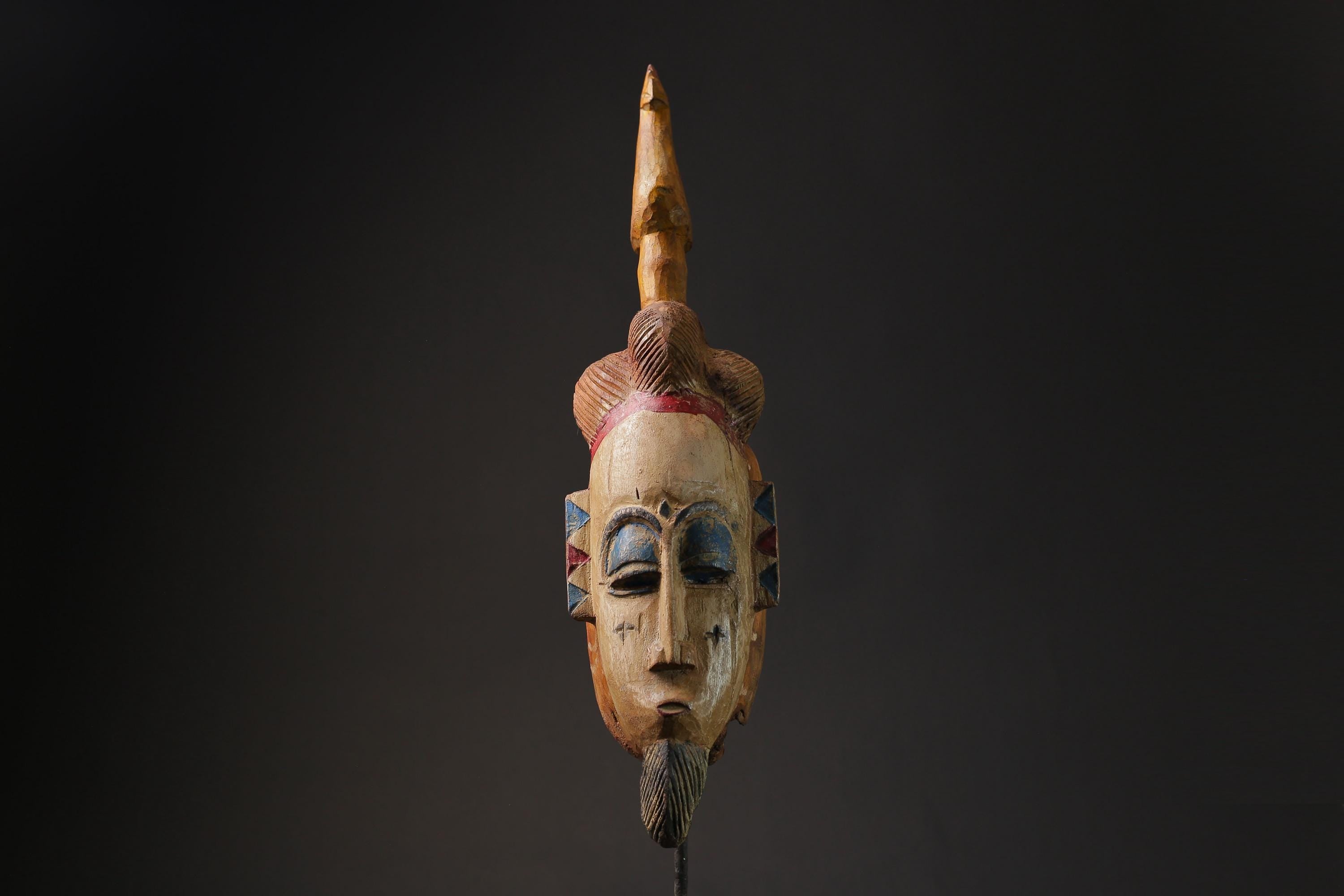 African Tribal Wood masks Guro vintage African mask large African mask masks for wall-G2416