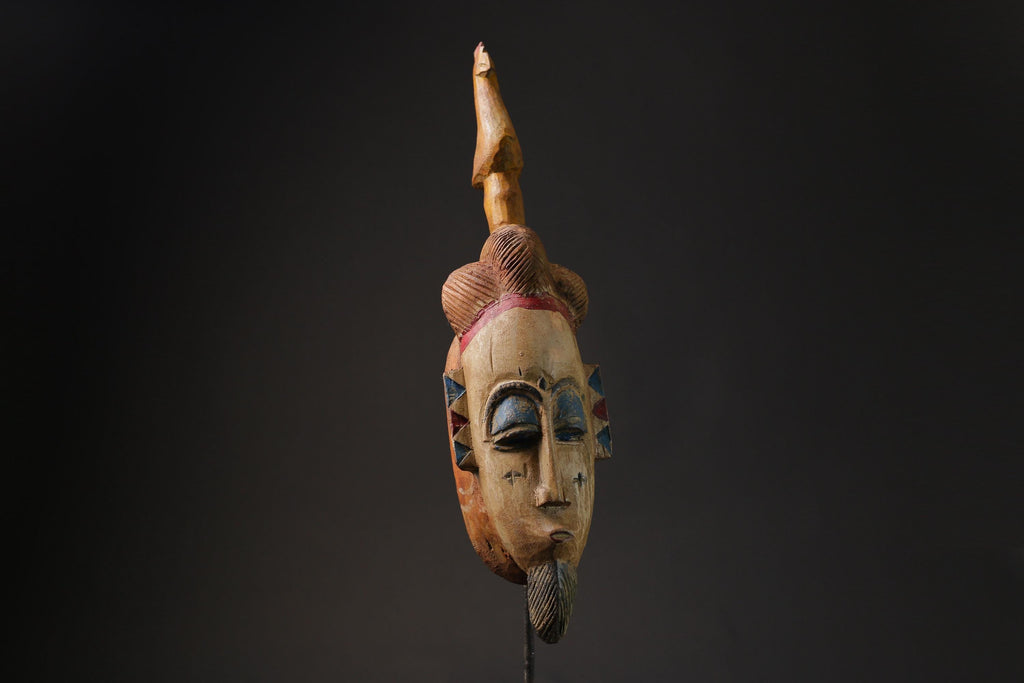 African Tribal Wood masks Guro vintage African mask large African mask masks for wall-G2416