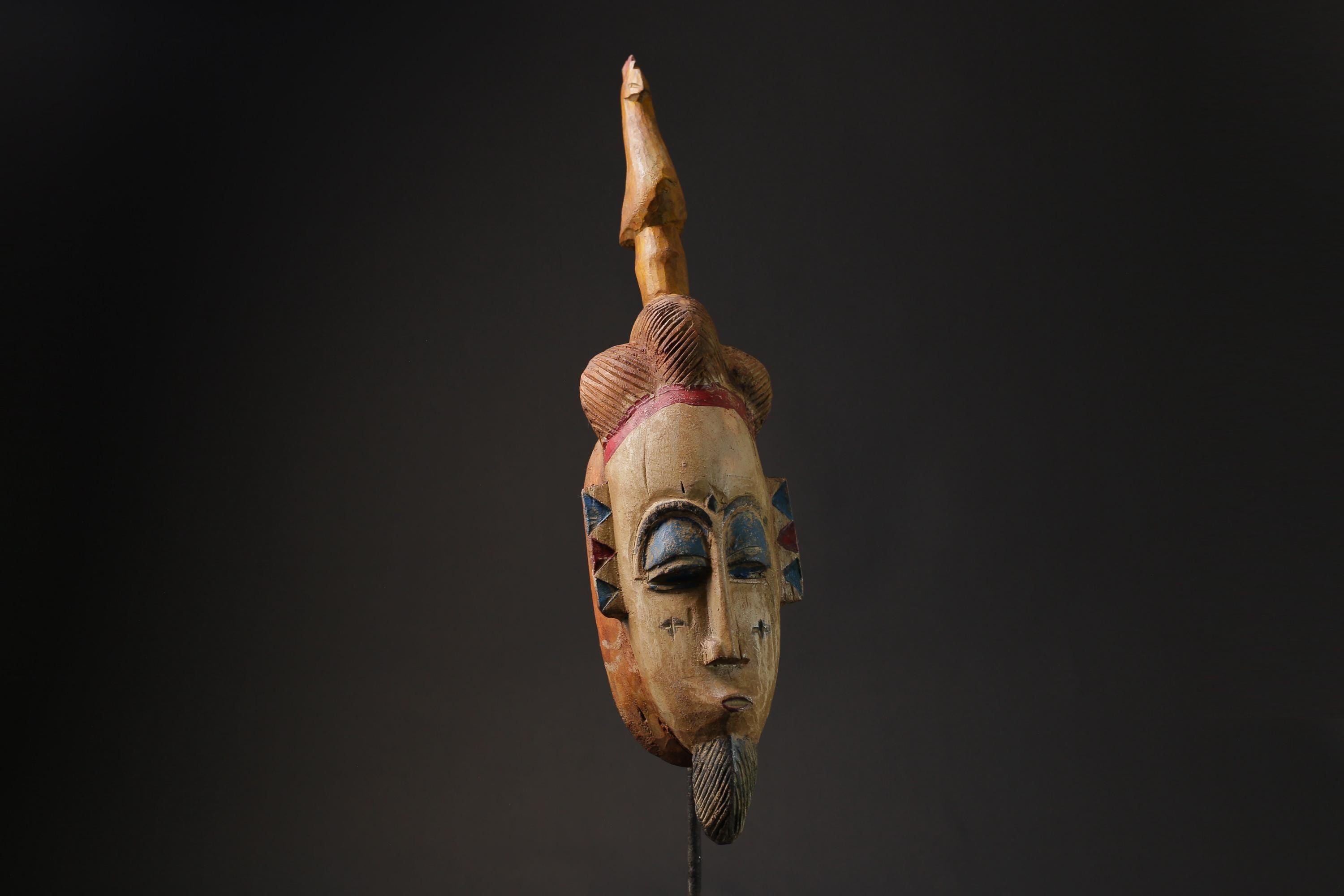 African Tribal Wood masks Guro vintage African mask large African mask masks for wall-G2416