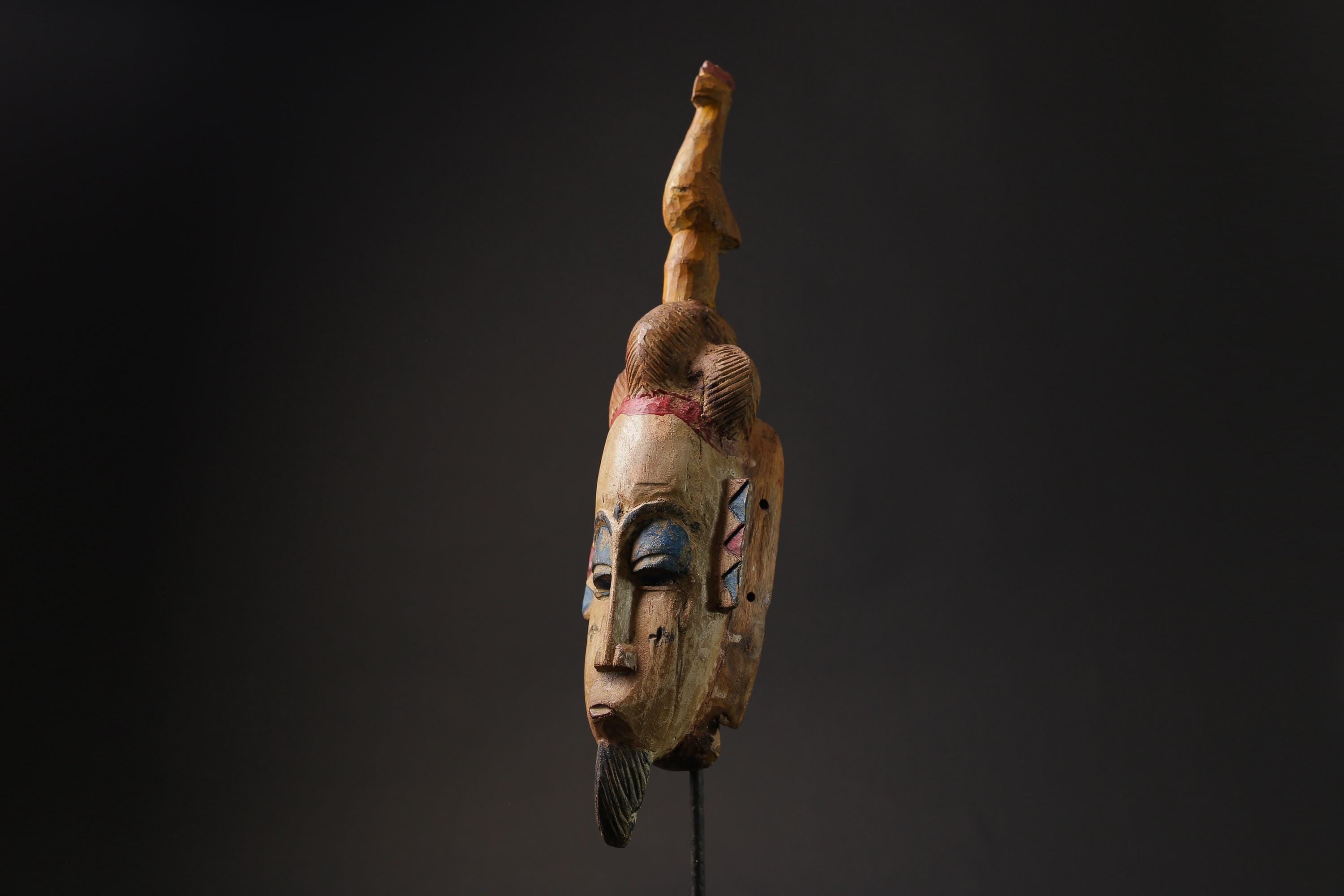 African Tribal Wood masks Guro vintage African mask large African mask masks for wall-G2416