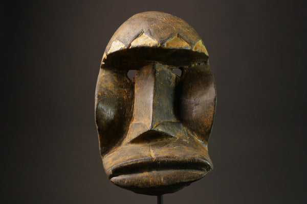 African wood mask antiques Dan Kran Mask Liberia Collectibles Home Decor Masks for wall-7819